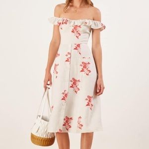 Reformation Floral Hattie Dress